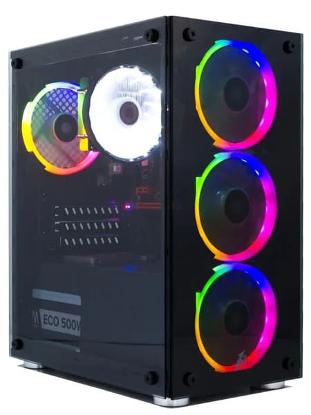 D-Tora Системный блок Для офиса и 1С (Intel Core i3-2100, RAM 4 ГБ, HDD 500 ГБ, Intel UHD Graphics, Windows 11 Pro), черный