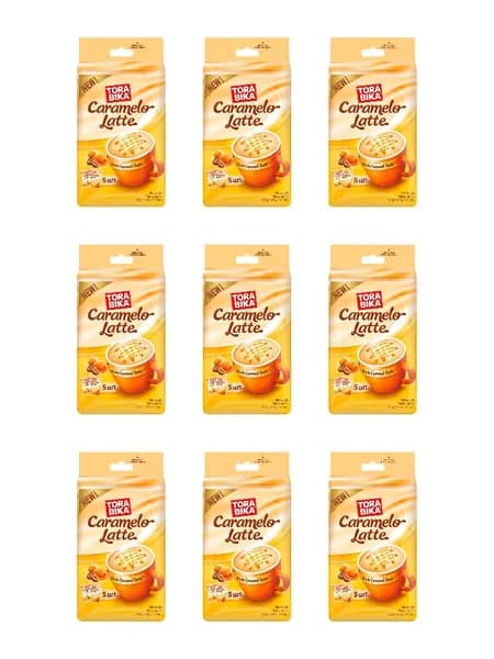 Torabika Напиток кофейный Caramelo Latte 125 г, 9 шт