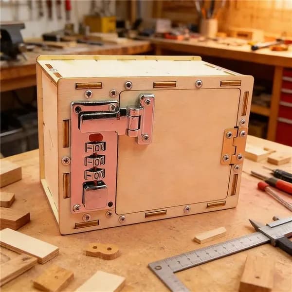 Обучающая игра,Diy механический сейф с кодовым замком изготовление