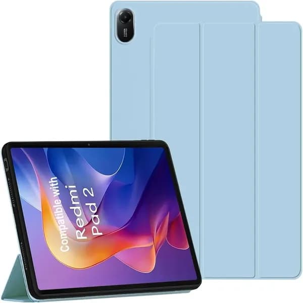 Противоударная крышка с подставкой Мягкая задняя крышка TPU для Xiaomi Redmi Pad2 (WiFi) 11-дюймовый планшет 2025