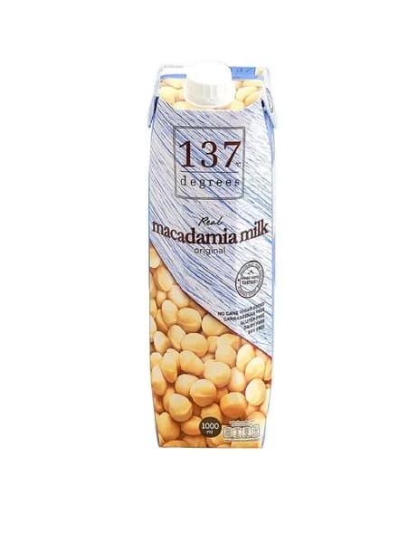 Напиток из макадамии, обогащённый витаминами и кальцием (без сахара), 137 Degrees, 1 л, Таиланд