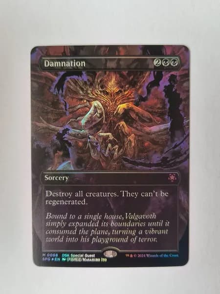 Портативные карты MTG Звездные войны двусторонние фольговые карты Проклятие