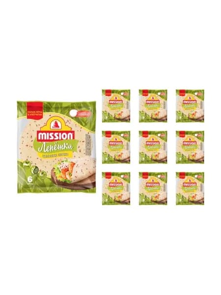 Mission Лепешки "Цельные злаки", 250 г, 10 уп