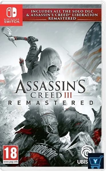 Игра Assassin's Creed III. Обновленная версия (Remastered) (Nintendo Switch, Русская версия)