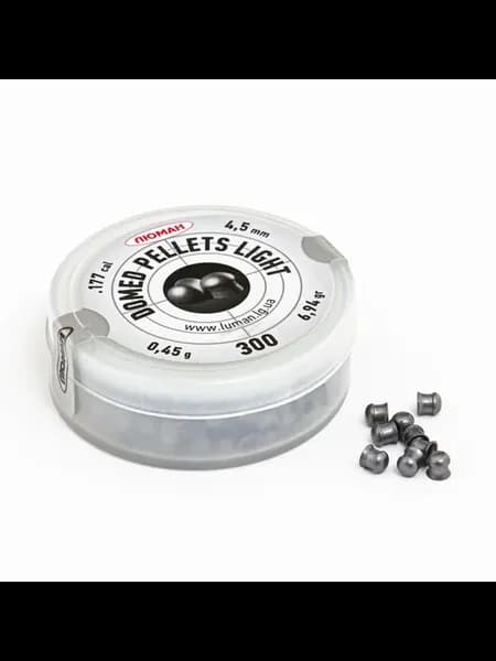 Пули для пневматики "Domed pellets Light" кал. 4,5мм, 0,45гр