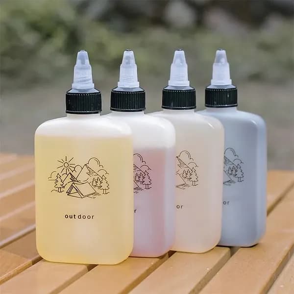 OZ-BABA Бутылка для хранения масла на открытом воздухе, для кемпинга, готовки, герметичная, герметичная бутылка для приправ