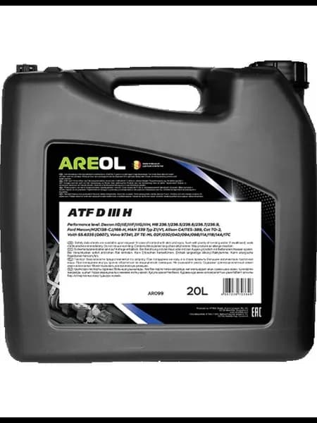 ATF DIII H (20L) масло трансм.для АКПП и ГУР! красн. Dexr