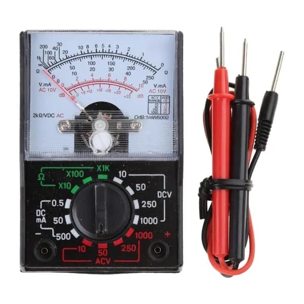 Цифровой аналоговый мультиметр для физических опытов