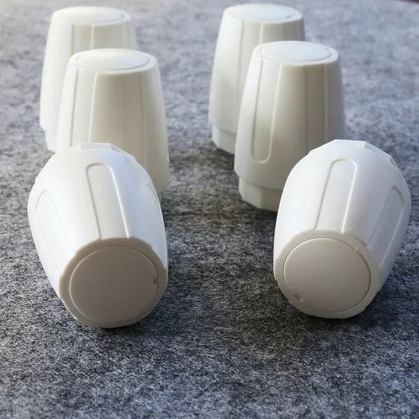 OZ-UVBZ-4 шт. Крышка радиаторного клапана, сменный коллектор для напольного отопления, маховик, аксессуары, белая пластиковая крышка радиатора M30x1,5