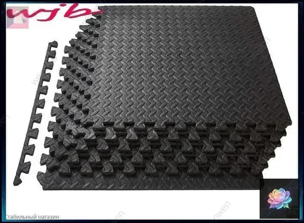 Напольное покрытие для спорта, 6 плиток 30x30 см, качественное-