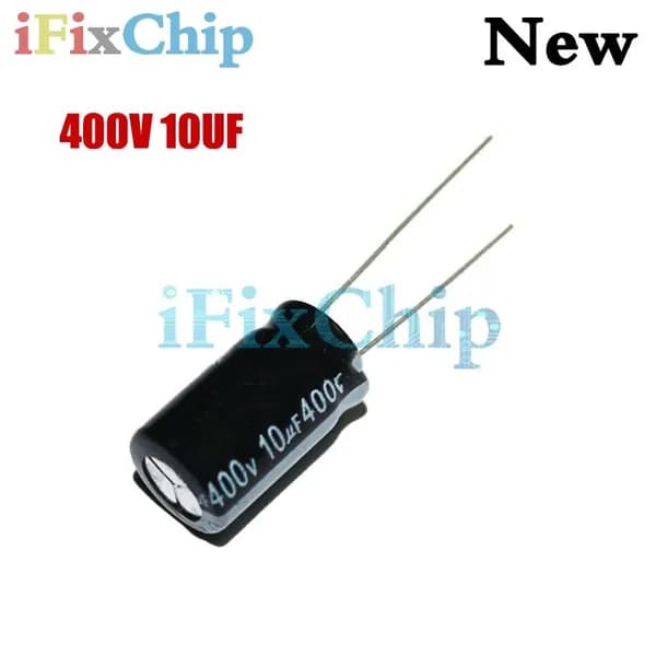 10шт /упак Higt quality 400V10UF 10*17mm 10UF 400V 10*17 Electrolytic capacitor