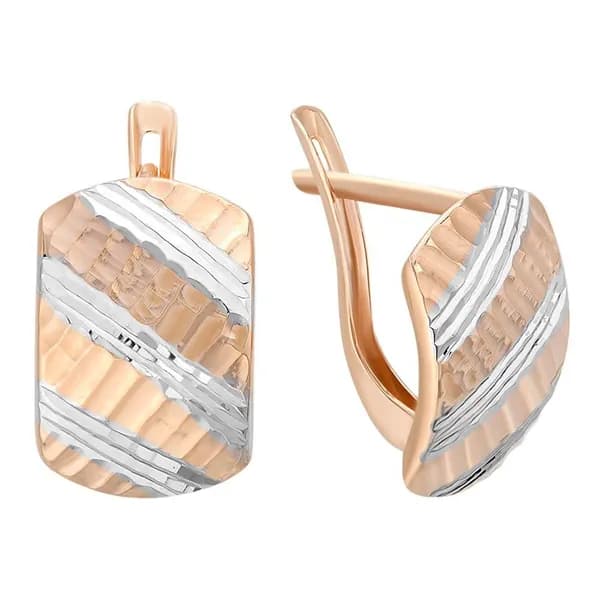 Серьги женские из красного золота 585 пробы 585GOLD