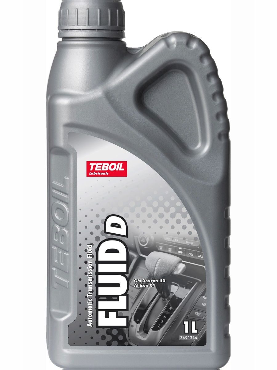 Масло трансмиссионное TEBOIL FLUID D, Dextron II, полусинтетическое, 1л