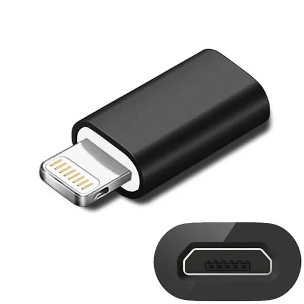 Адаптер переходник OTG micro USB - Lightning для iPhone