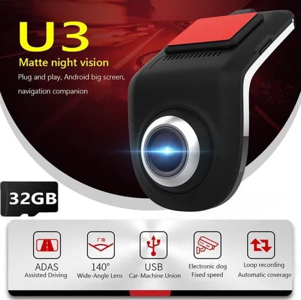 Full HD 1080P U3 Автомобильный видеорегистратор Android Мультимедийный