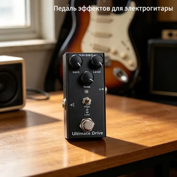Мини-педаль эффектов для электрогитары