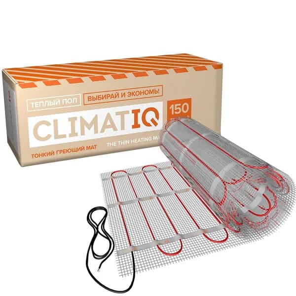 Теплый пол IQWATT CLIMATIQ MAT-75 0,5 кв м(электрический нагревательный мат)