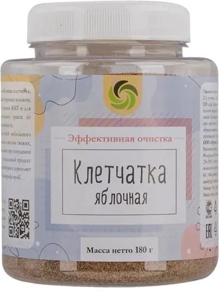 Клетчатка яблочная Оргтиум Оргтиум Плюс п/б, 180 г
