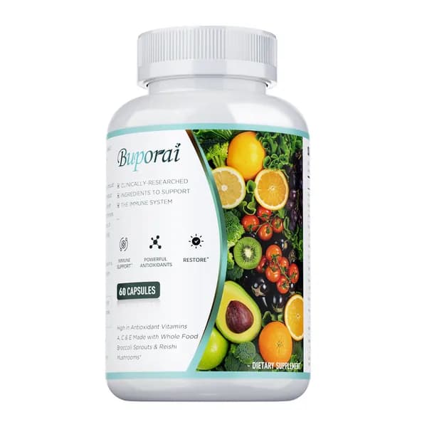Биологически активная добавка Buporai Immune Support разработана для поддержки иммунной системы и обеспечения мощной антиоксидантной защиты.