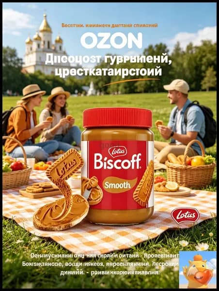 Эксклюзивная карамелизированная бисквитная паста Lotus Biscoff, 400 г