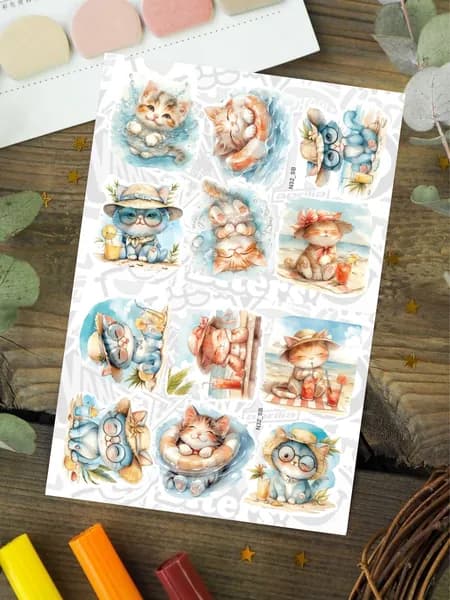 Стикеры котики N32_SB