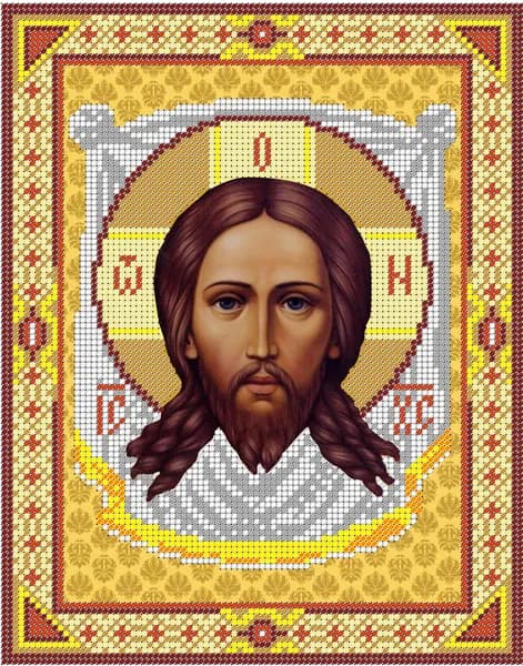 Основа для вышивки бисером "Спас Нерукотворный"