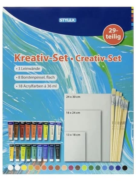 Stylex Malset Kreativ-Set 29 предметов набор для рисования