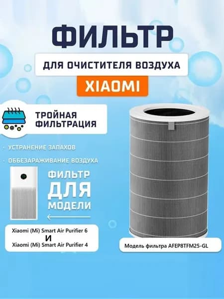 Очиститель воздуха фильтры Air Smart Purifier 6 Filter EU