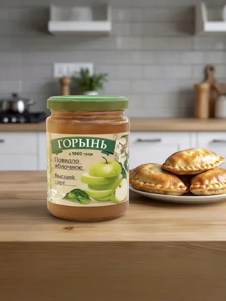 Повидло яблочное, Горынь Беларусь, 500 г