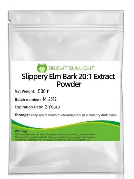 500 г Порошок экстракта коры скользкого вяза 20: 1 (Slippery Elm Bark) БЕЗ наполнителей