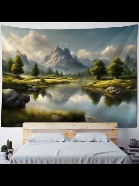 Гобелен пейзаж 100% полиэстер 90x75cm