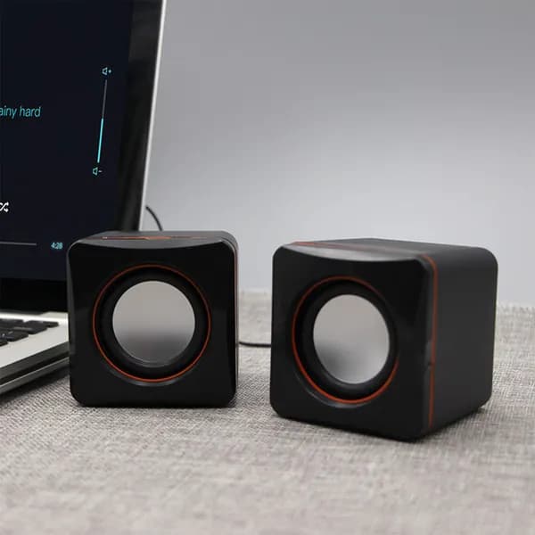 Мини USB колонки для компьютера с низкими частотами, проводные, для ноутбука и ПК, домашние и офисные