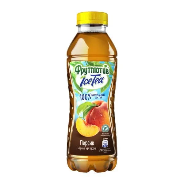 Напиток Фрутмотив Ice Tea Чай черный холодный Персик 500мл