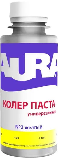 Колер паста Aura желтый №2 0,1л