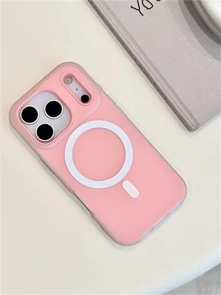 Чехол для iPhone 17 Pro Max / на айфон 17 Про Макс / магнитный, совместимый с MagSafe (магсейф), противоударный
