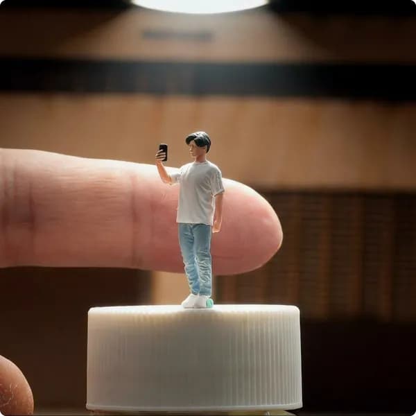 Миниатюрная фигурка из смолы в масштабе 1:64 для диорам