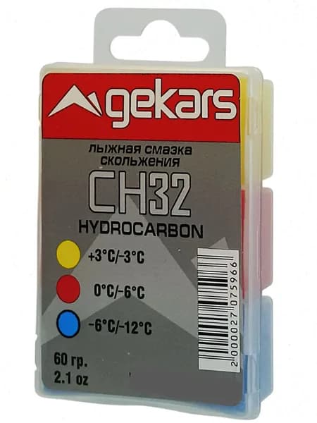 Набор смазок скольжения GEKARS PRO HYDROCARBON 60гр. +3-3/ -2-8/ -6-12 C