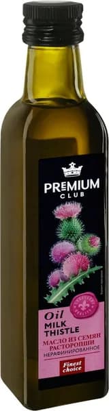 Масло расторопши PREMIUM CLUB нерафинированное, 250мл