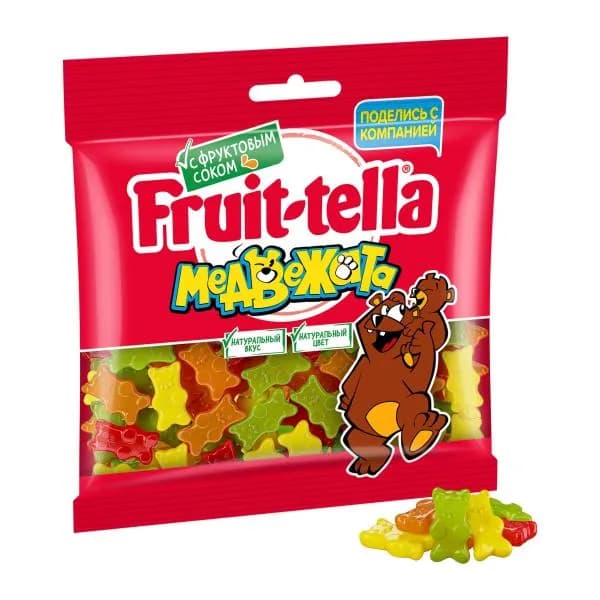 Жевательный мармелад Медвежата Fruit-Tella 150г