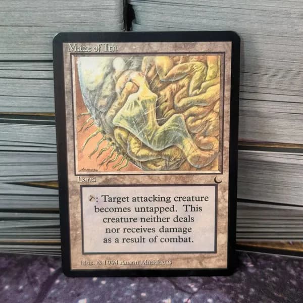 Maze of Ith Лабиринт Ита MTG Земля Карта для коллекции