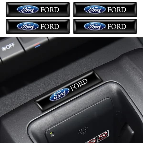 4 наклейки с эпоксидными наклейками для автомобилей Ford