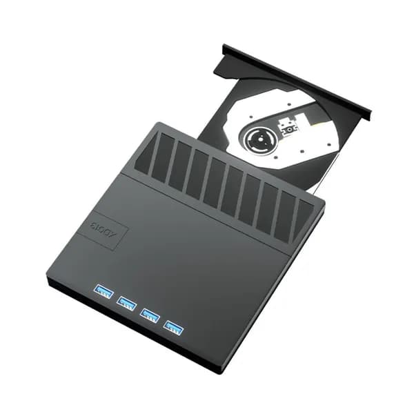 7-в-1 USB 3.0 Type-C внешний оптический привод для Blu-ray, CD, DVD (запись/воспроизведение)