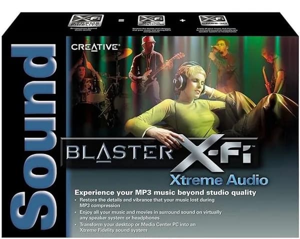 Звуковая карта X-Fi XtremeAudio 7.1 SB0790 Creative Box Retail под устаревший слот PCI - для современных компьютеров НЕ ПОДХОДИТ