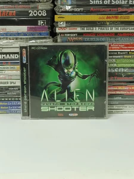 Видеоигра для ПК: Alien Shooter Начало вторжения 2004 PC CD