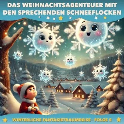 Winterliche Fantasietraumreisen, Folge 5: Das Weihnachtsabenteuer mit den sprechenden Schneeflocken | Schröder Claudia | Электронная аудиокнига