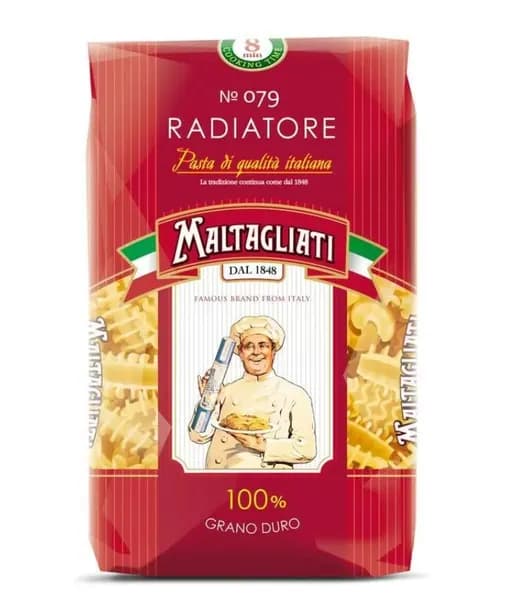 Maltagliati Макаронные изделия Радиаторе №079, 450 г