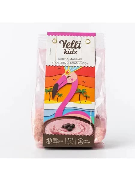 Каша манная Розовый фламинго Yelli