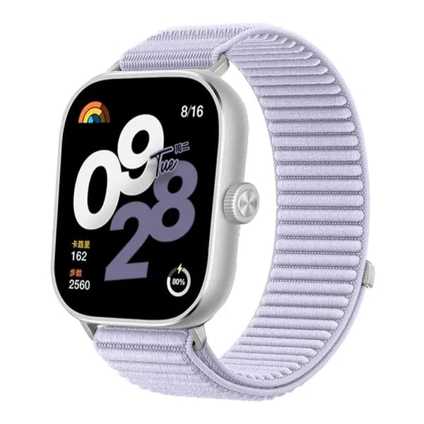 Нейлоновый плетеный ремешок для Redmi Watch 5/4, Дышащий спортивный ремешок для Xiaomi MiBand 9Pro/8Pro