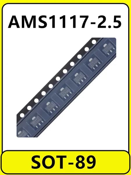 50 шт. AMS1117-2.5 SOT-89 Аксессуары