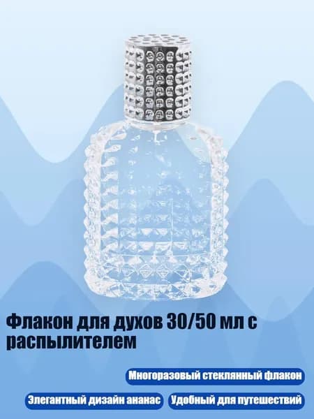 Флакон для духов 30/50 мл с распылителем, - 50ml